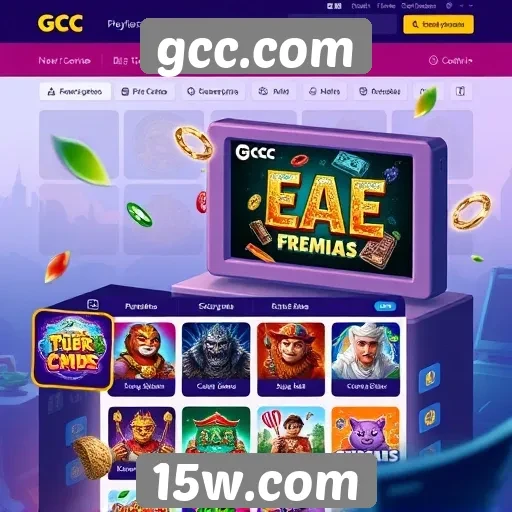 Navegação e usabilidade do portal de jogos gcc.com
